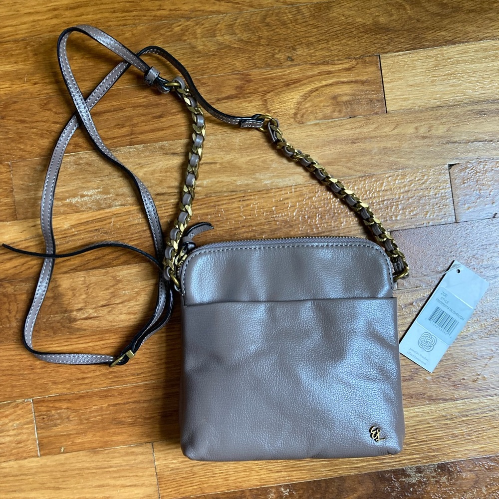 Elliott Lucca Zoe NWT leather chain crossbody
